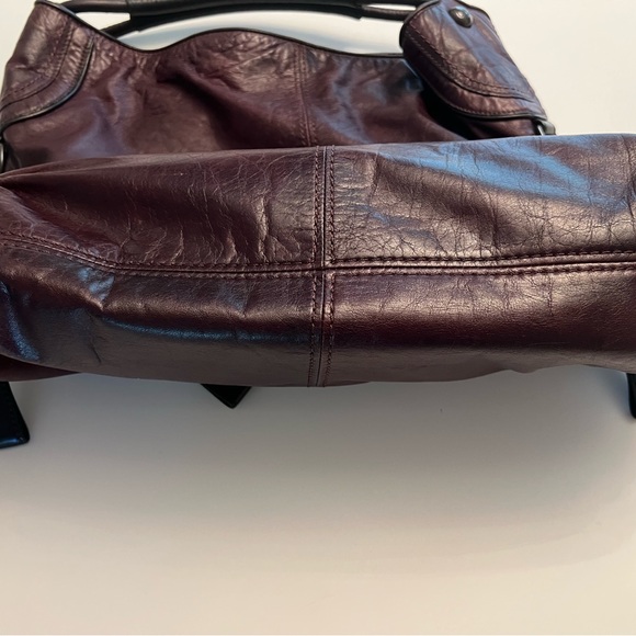Y2K Coach hobo slouch Brown saddle Burgundy Leather Women\'s Bag main image 11